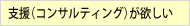 支援（コンサルティング）が欲しい